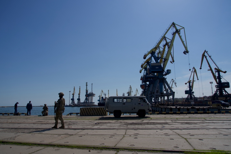 Carregamentos de alimentos, especialmente grãos, estão presos na Ucrânia porque a Rússia bloqueou os portos do Mar Negro