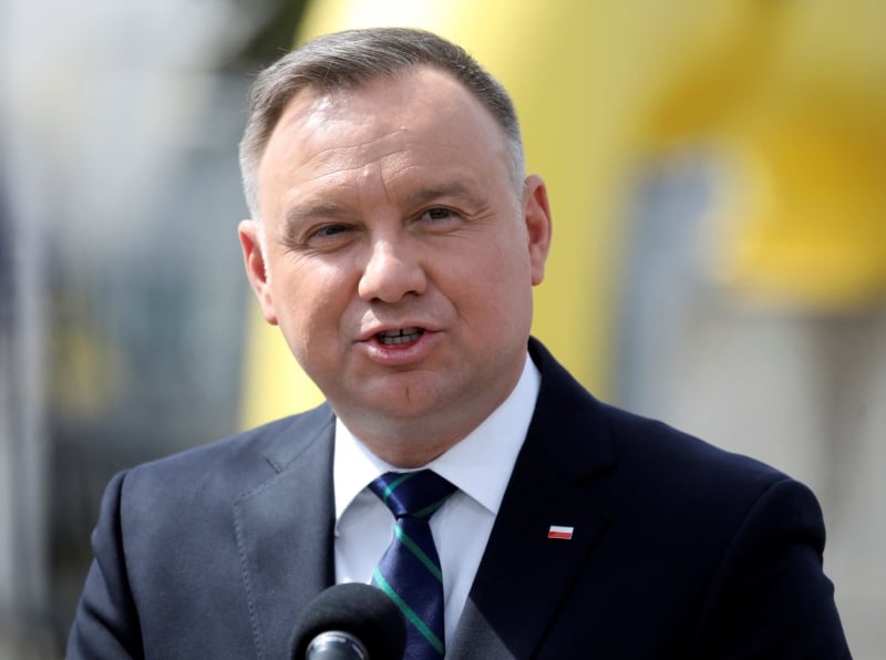 Duda rompeu com líderes europeus que sugeriram que a parte ocupada da Ucrânia deveria atender a algumas das demandas russas