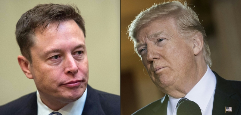 'Acho que foi um erro banir Donald Trump', afirmou Musk (e)
