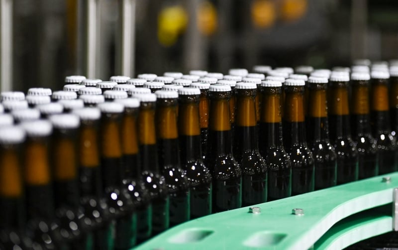 A receita líquida da Ambev foi de R$ 20,14 bilhões, ligeiro aumento de 0,3%