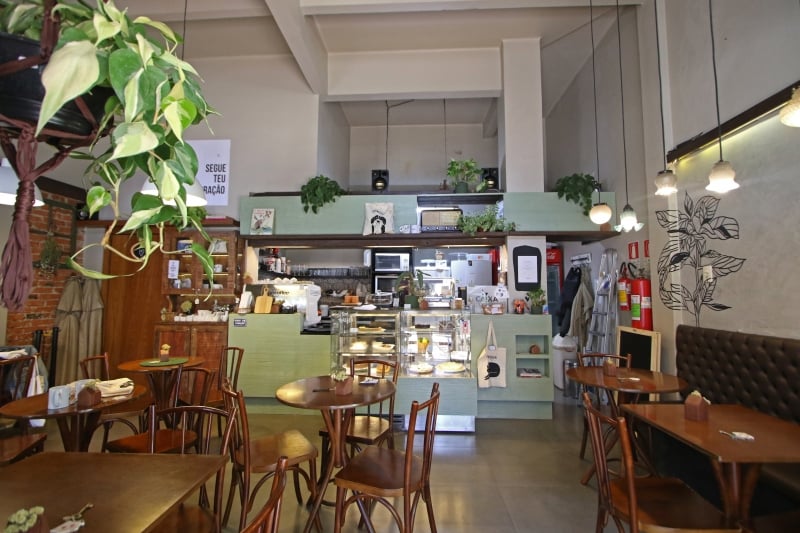A Morada Caf&eacute;, cafeteria a partir de uma casa sustent&aacute;vel. Foto: LUIZA PRADO/JC