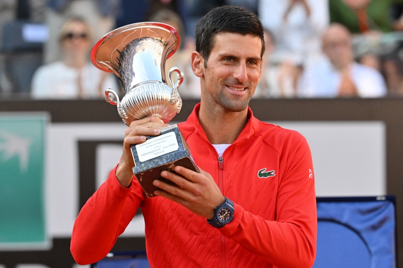 Esta é a sexta vez que Djokovic fatura o torneio em Roma