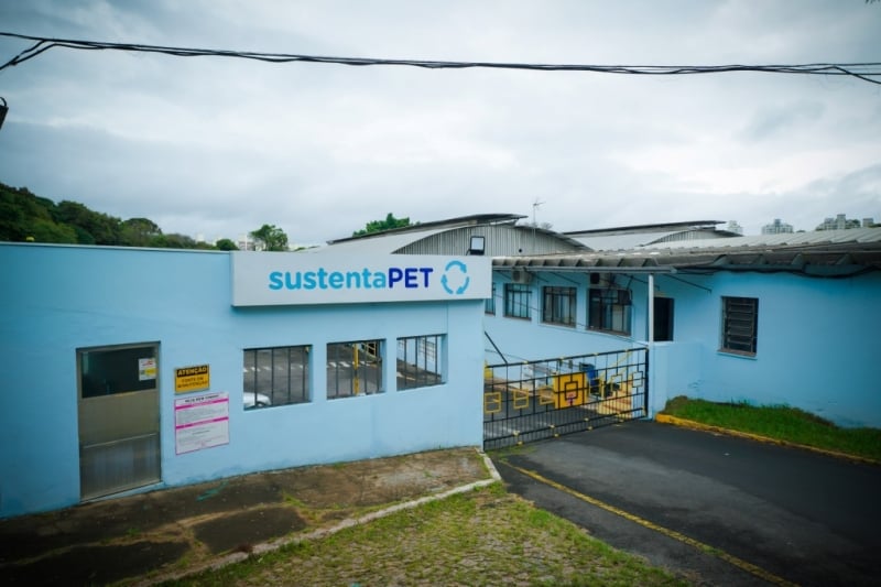 Esse é o primeiro centro de coleta e processamento de resíduos pós-consumo da empresa na Região Sul 