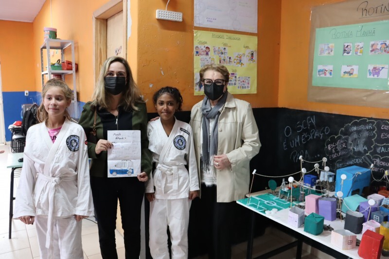Alunos da entidade tem oportunidade de aprender Jiu-jitsu