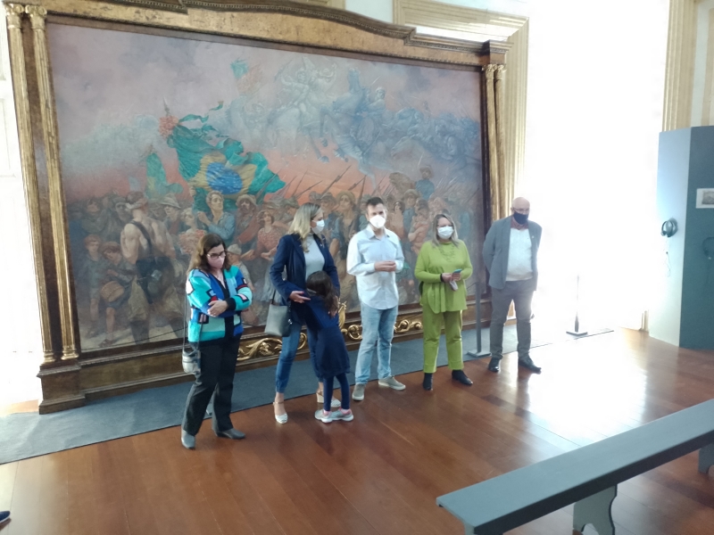 'Alegoria, Sentimento e Espírito da Revolução Farroupilha' ficará em exibição no Museu do Doce até setembro