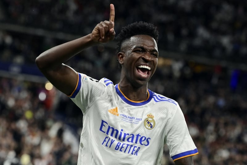 Vini Jr foi o autor do gol que garantiu o 14º título da história do Real Madrid na Liga dos Campeões