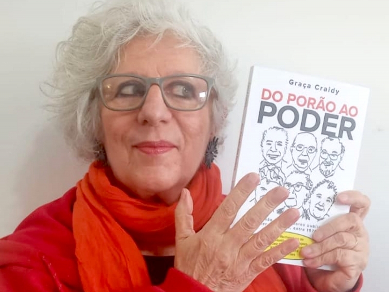 A capa do livro tem ilustrações da própria Graça Craidy