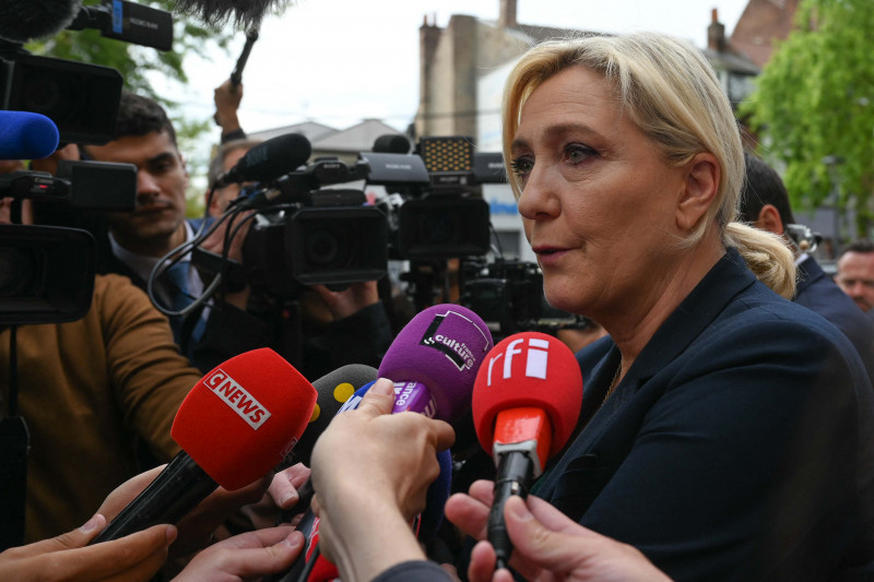 Le Pen classificou o resultado como uma 'vitória histórica' na política francesa