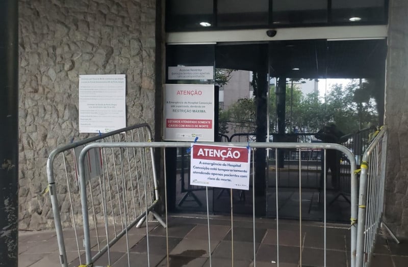 Emergência do grupo hospitalar atende apenas casos graves