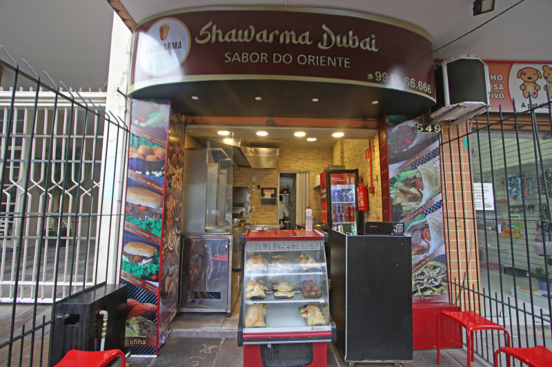 Produ&ccedil;&atilde;o do especial de bairros do GE no bairro Cidade Baixa
Na foto: Shawarma Dubai Foto:  Luiza Prado/JC