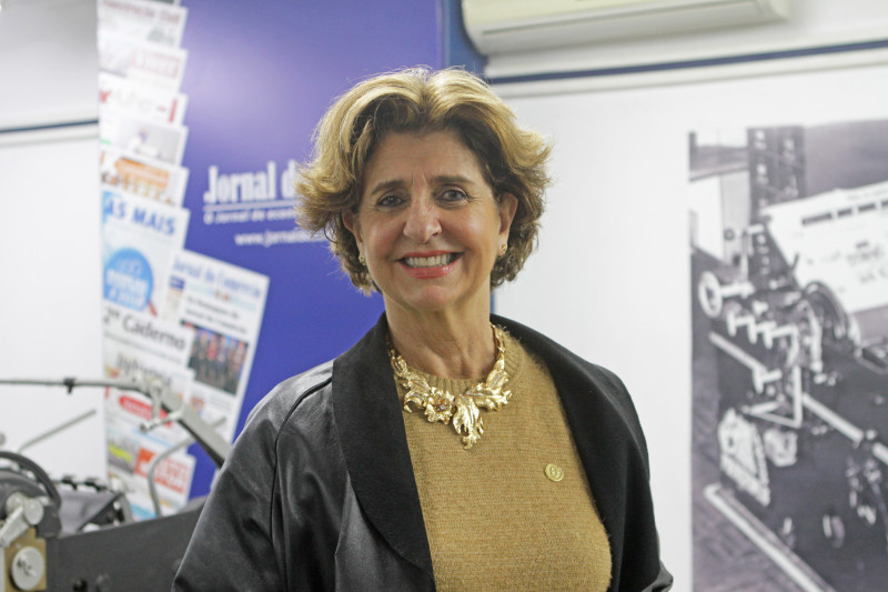 Empresária Suzana Vellinho, presidente da ACPA, visitou o Jornal do Comércio
