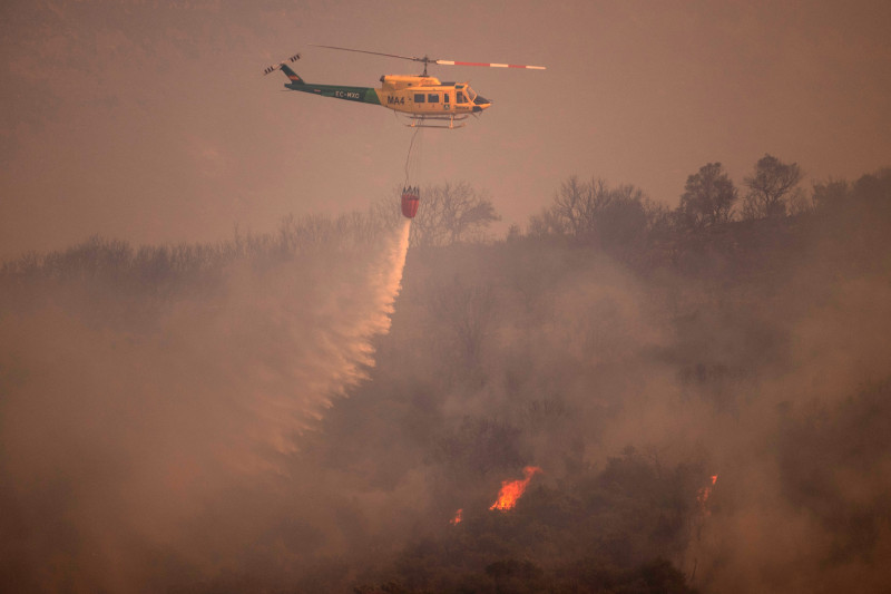 Mais de 70 mil hectares queimaram em meio a incêndios florestais na Espanha