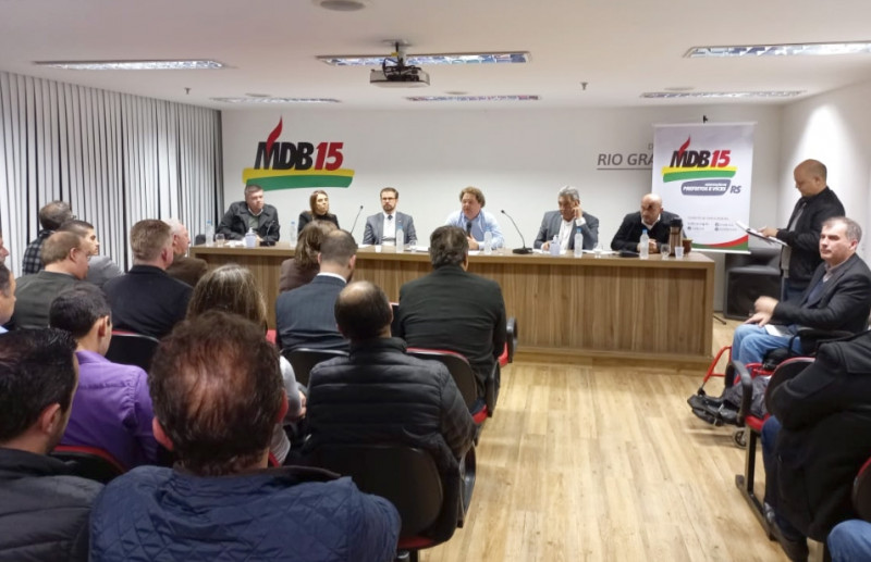 Reunião da associação setorial do partido ocorreu na sede do MDB estadual na noite desta segunda-feira