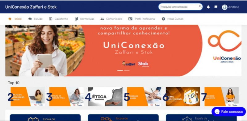 Plataforma unificou diversas ações para aprendizado, análise de desempenho e metas individuais