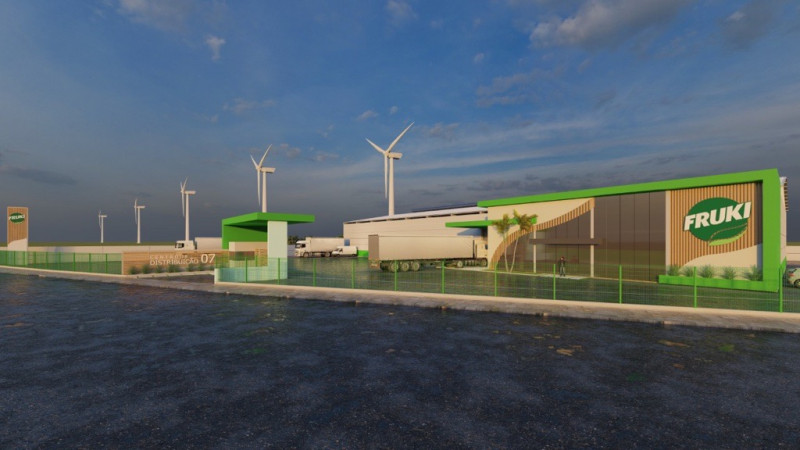 Maquete eletrônica mostra como será o centro de distribuição da Fruki que será instalado em Osório