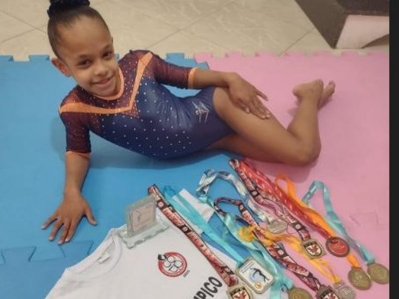 Sophia acabou de conquistar o segundo lugar no Campeonato Brasileiro Infantil (sub-11)