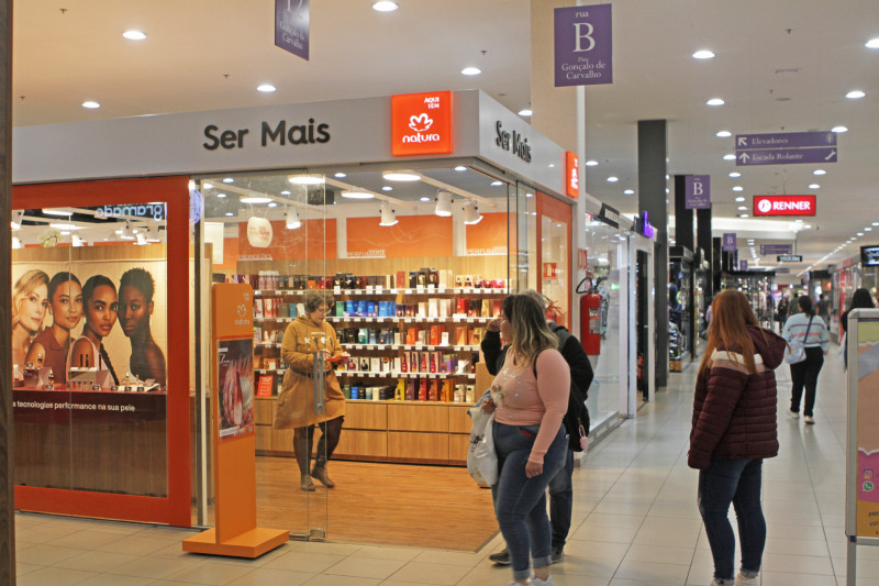 Loja da Natura no Total é a primeira unidade franqueada da marca em shopping na Capital