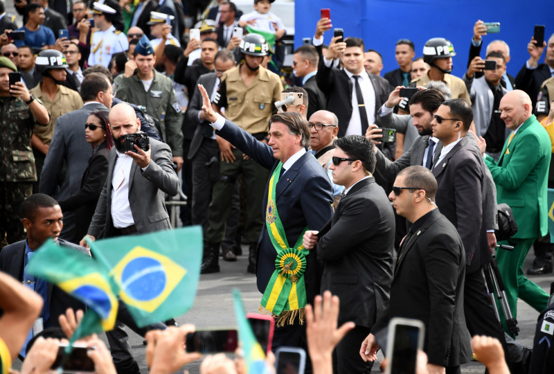 O presidente afirmou que sua chegada ao poder em 2019 fez o patriotismo ressurgir no País