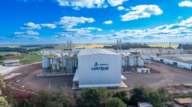 Unidade de beneficiamento de sementes da Cotripal no município de Condor teve aporte de R$ 58 milhões
