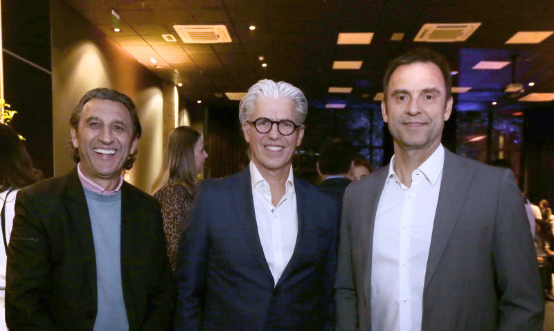 Paulo Geremia (Di Paolo), Nelson Ramalho (Mule Bule Gastronomia) e Alexandre Gehlen (Diretor Geral Intercity Hotéis)