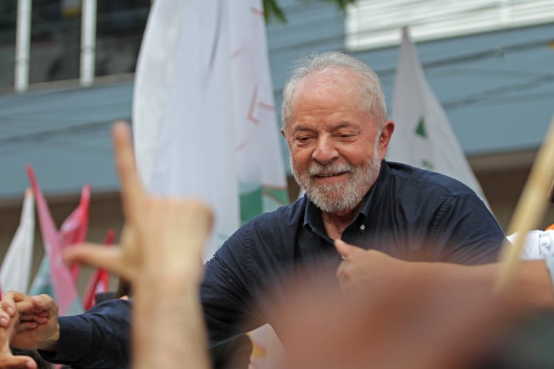 No primeiro turno, disputado no dia 2 de outubro, Lula teve 48,43% de votos