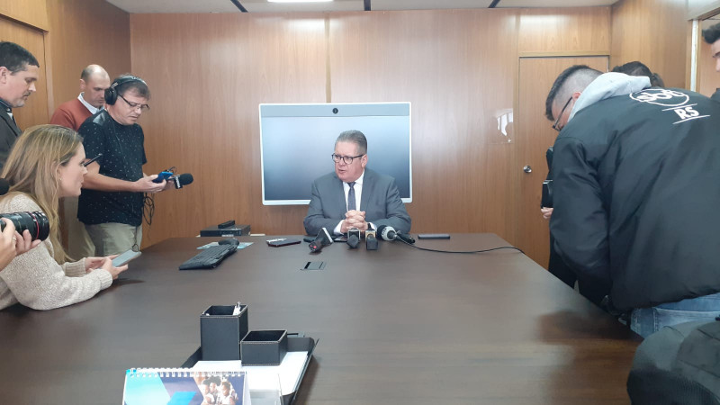 Ranolfo comandou reunião do Gabinete de Crise com representantes das forças de segurança