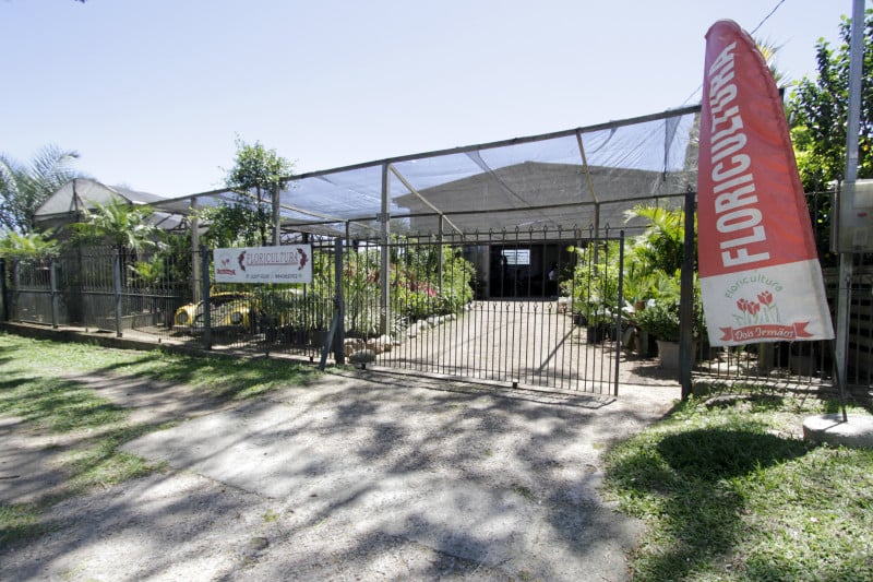 O espaço fica na avenida Ignes Fagundes, nº 161, e conta com uma área de um hectare com uma estufa  Foto: ISABELLE RIEGER/JC