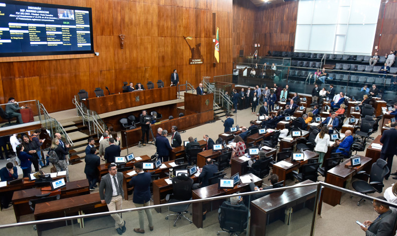 Projeto do governo do RS foi aprovado pelo plenário da Assembleia Legislativa por 39 votos a seis