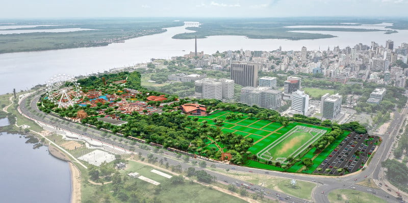 Parque da Orla, que abrange o Harmonia, receberá várias melhorias até 2025