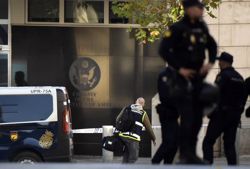 Todas as cartas-bomba foram detectadas antes de serem abertas e não há feridos, informou o governo espanhol