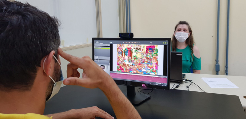 A partir do espaço será possível entender o comportamento em tarefas a partir do movimento dos olhos