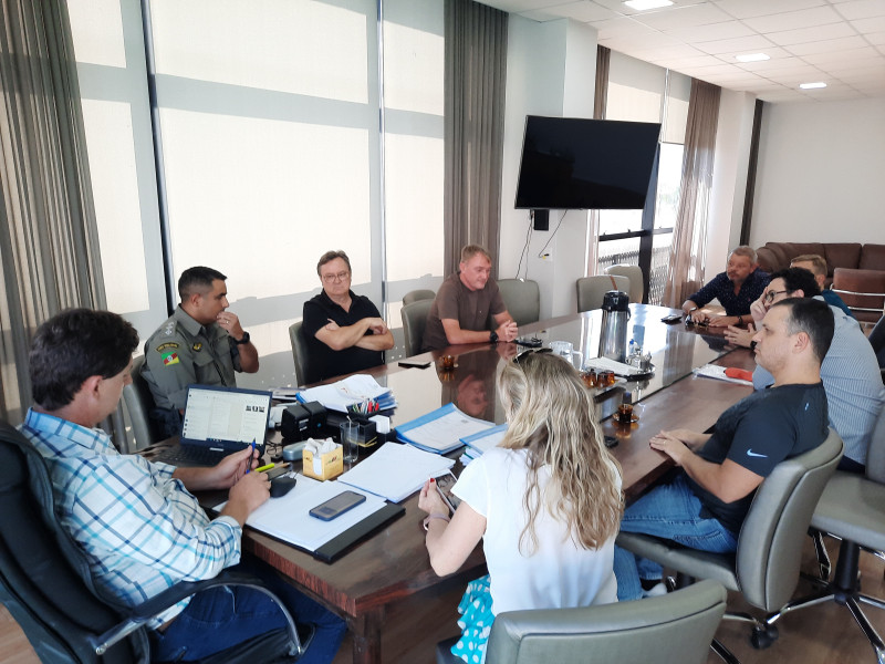 Em reunião, representantes do comércio falaram sobre o aumento recente de furtos e ocorrências na cidade