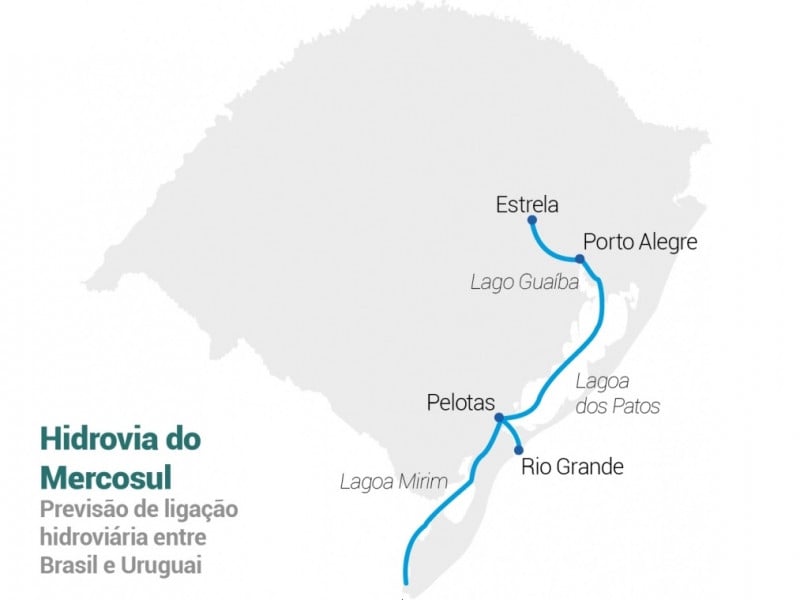 Uso do modal aquaviário para conectar os dois países é discutido há décadas