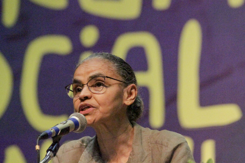 Ministra Marina Silva comentou no evento da COP 28, em Dubai, sobre a necessidade de uma transição justa