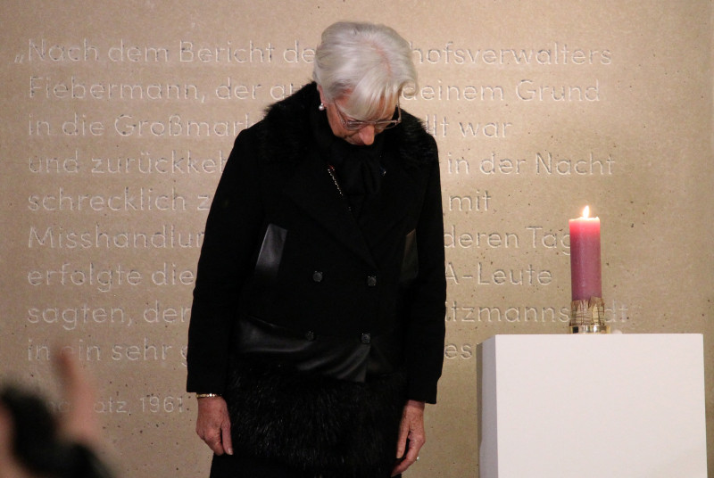 Lagarde prestou homenagem às vítimas do Holocausto durante inauguração de memorial