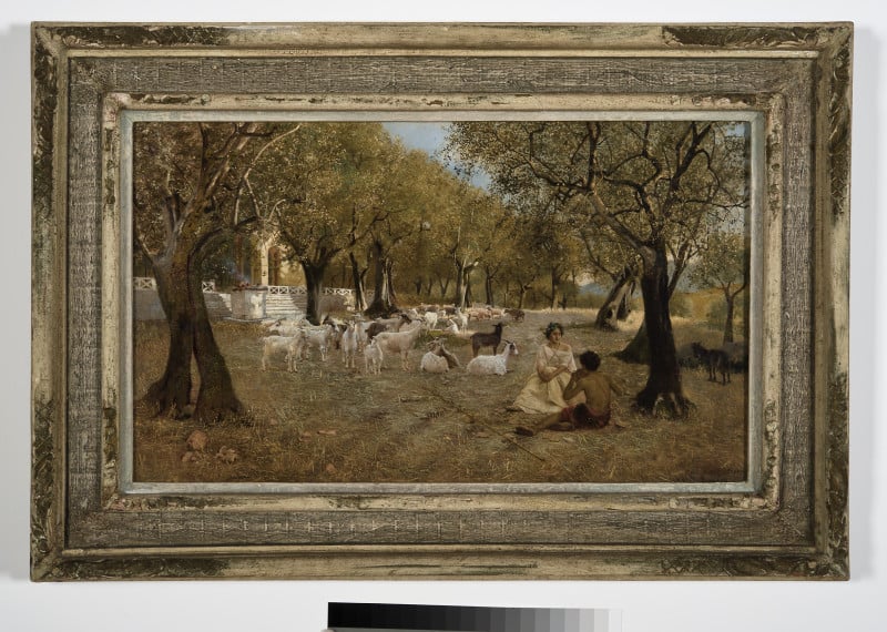 Dafnis e Cloé (1916) é uma das obras mais conhecidas de Pedro Weingärtner, atualmente parte do acervo do Margs