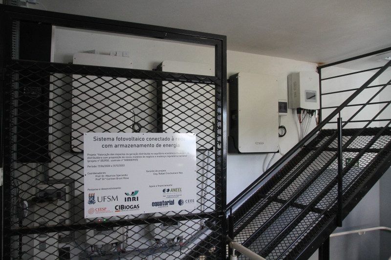 Sistema de geração com armazenamento de energia foi instalado no bloco 60 da CEU e no INRI