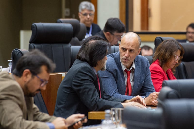 Atualmente sem partido, Sgarbossa exerce mandato de vereador na Câmara Municipal de Porto Alegre