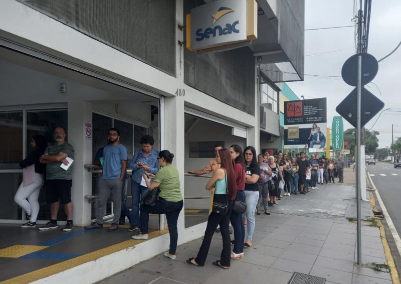 No trimestre móvel até dezembro, a taxa de desocupação estava em 5,1%