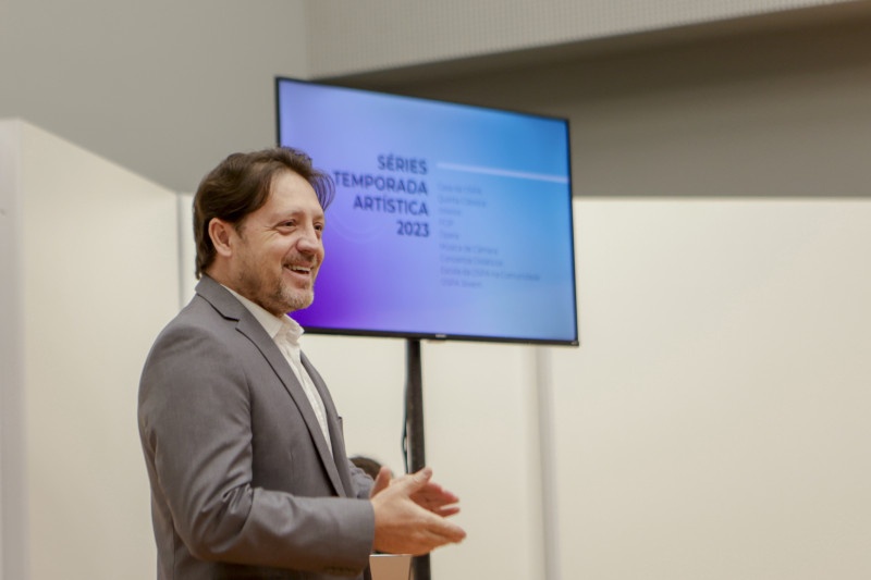 Maestro Evandro Matté na Casa da Ospa