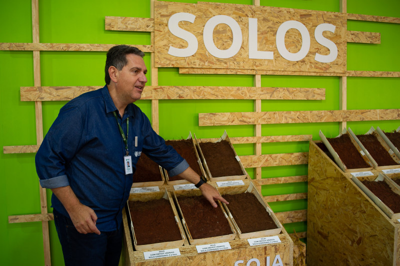 Moraes ministrou o curso sobre manejo do solo 