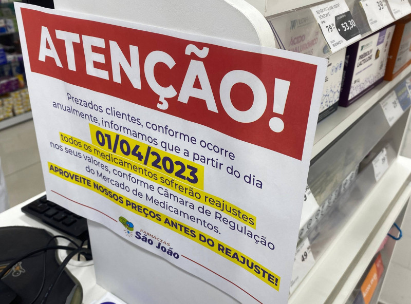  O reajuste pode afetar 13 mil apresentações de medicamentos