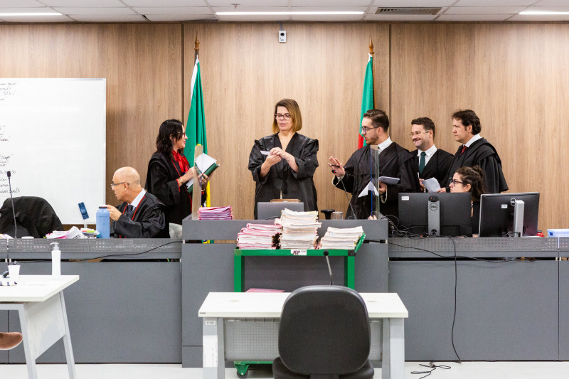 Juíza presidente do Júri, Lourdes Pacheco, conduziu o sorteio dos jurados