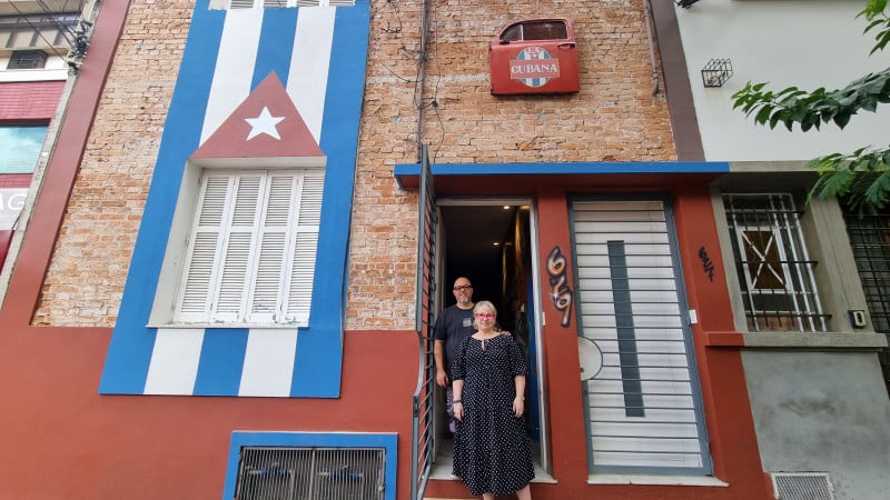 Orlando Carvalho e Maria do Carmo comandam juntos o La Cubana Foto: GIOVANNA SOMMARIVA/ESPECIAL/JC