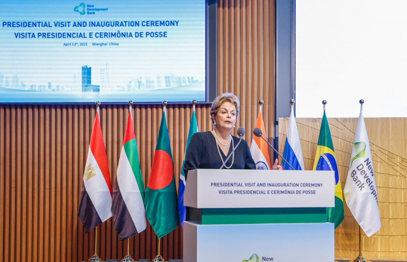Dilma Rousseff destacou compromisso do banco com a infraestrutura 