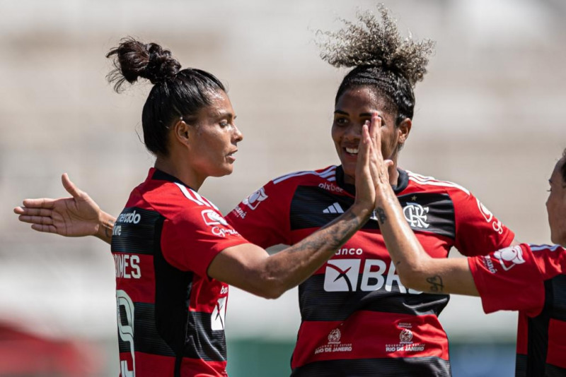Sole Jaimes marcou o gol do Flamengo na vitória contra o Bahia no Brasileirão Feminino