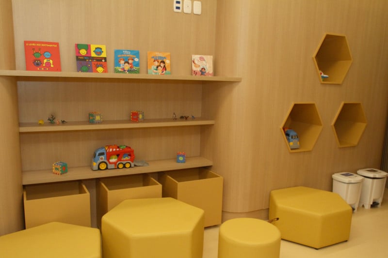 Centro de acolhimento da Cooperativa conta com espaços adaptados para as crianças