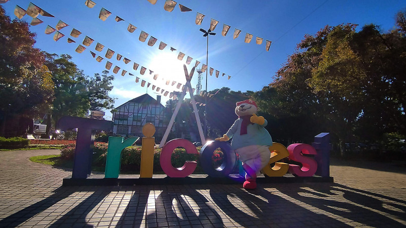 Cidade de Nova Petrópolis recebeu decoração especial para a feira