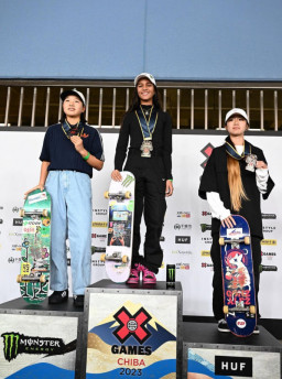 Em função da chuva, a final foi cancelada e as notas da eliminatória confirmaram o bicampeonato de Rayssa