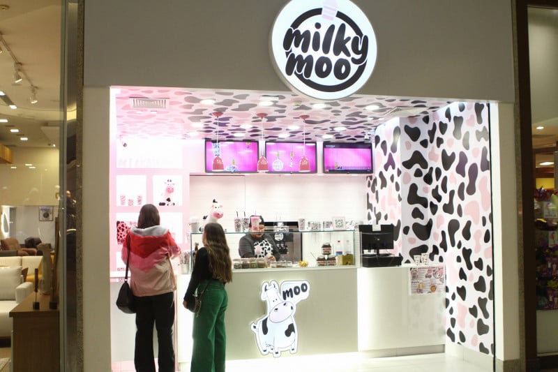 A Milky Moo fica dentro do Bourbon Shopping Wallig na Zona Norte Foto: EVANDRO OLIVEIRA/JC